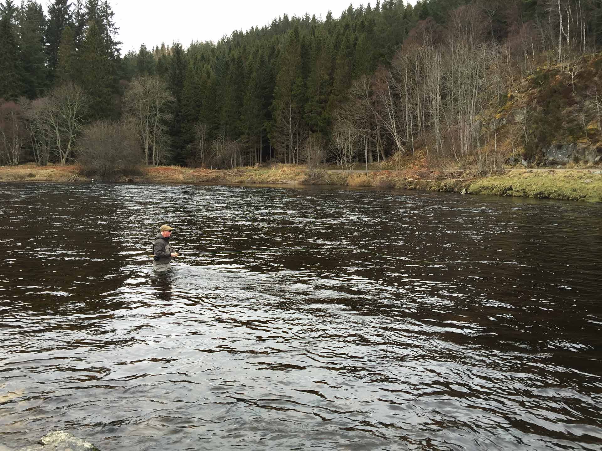 Fly Fishing In High Coloured Water